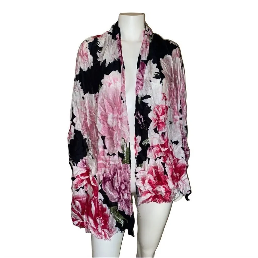 INC International Concepts Dusk Floral Soft Wrap